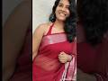 Divya Duraisami Chaleya Songs Hot In Red Saree