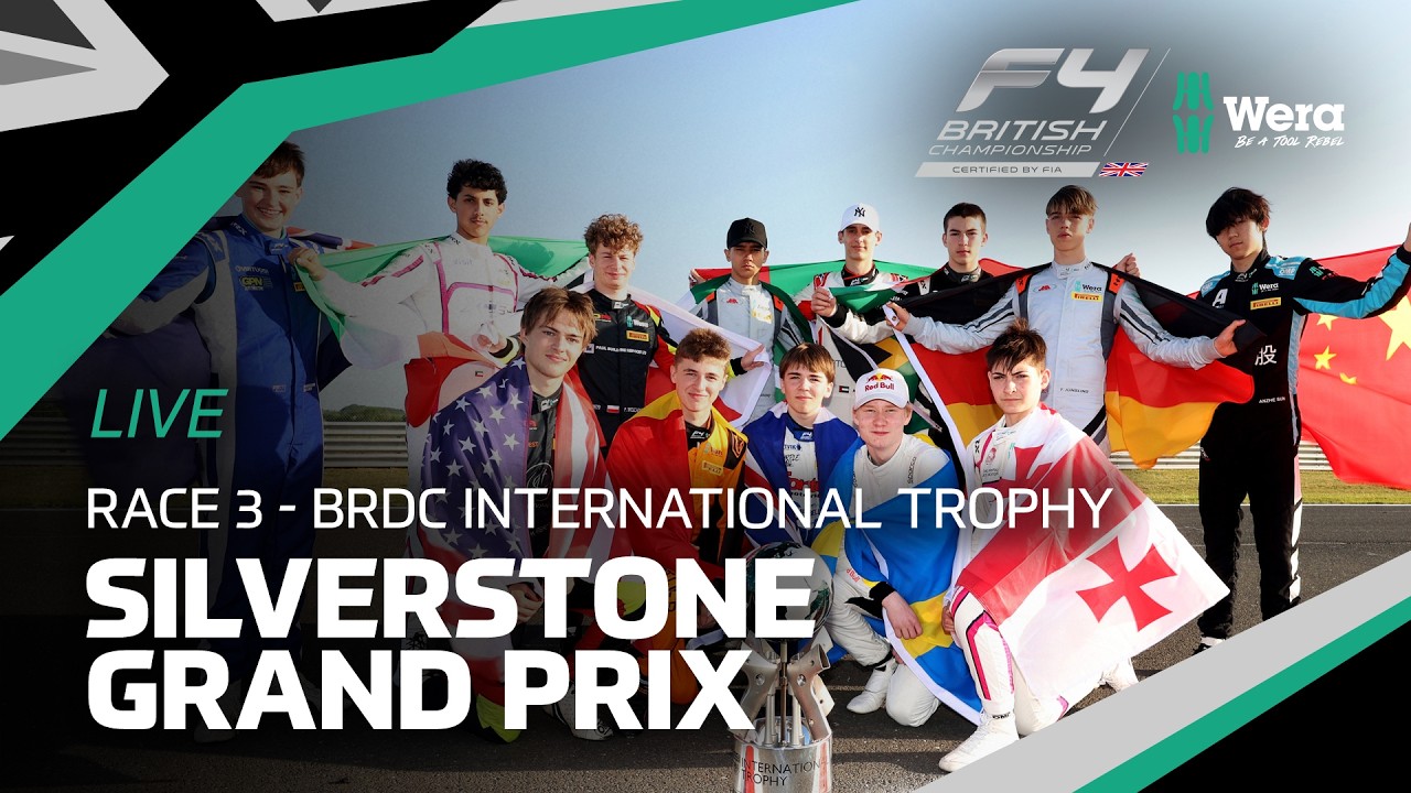 📺 LIVE | Round 4 | Race 3 | Silverstone GP | Wera Tools British F4