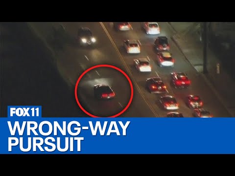 Live: Police Chase: LAPD In Pursuit Of Vehicle