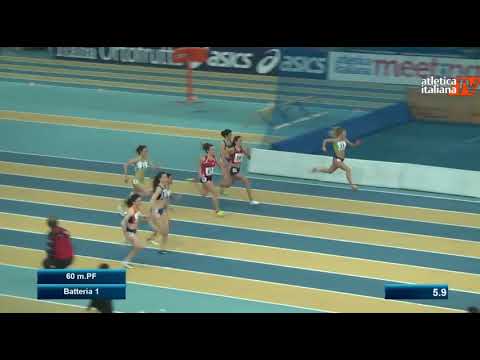 Batteria 1 60 metri Promesse Donne - Campionati Italiani Juniores e Promesse indoor 2019
