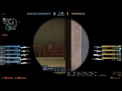 СS:GO Trying to Xantares peek | Enemy POV