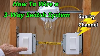 How To Wire a 3-Way Switch System
