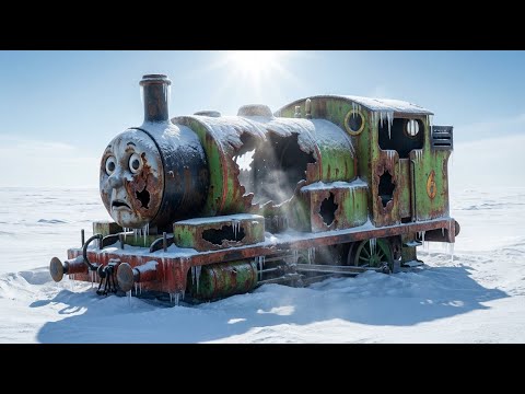 I Found Thomas’ Friend Percy Steam Engine Abandoned in Iceland –71°C | Rusty to Fully Restored ASMR