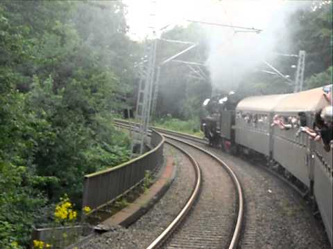 Mit der 03 1010 über die Rendsburger Hochbrücke