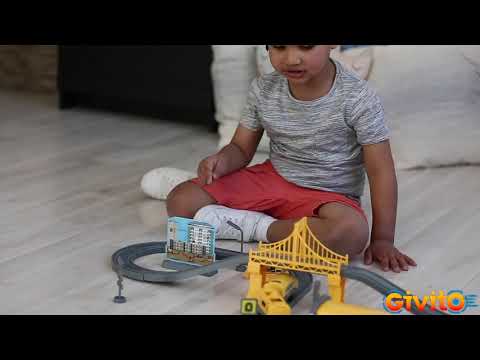 Миниатюра изображения товара Железная дорога игрушечная Givito Строительная площадка / G201-006