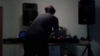 DJ Nitevision mix on 3 turntables - Getting in the mood for Eco fest Slovenia 2011