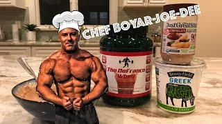 JOE D's "MUSCLE MOUSSE" - SIMPLE MUSCLE-BUILDING RECIPE!