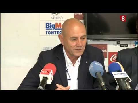 Fede Castaños, nuevo entrenador del Burgos CF (16/6/2014)