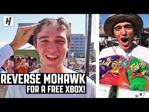 HE SHAVED HIS HEAD FOR A FREE XBOX!!!