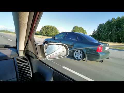 Opel omega (holset 40)vs vw passat (tuned) 1/4 drag