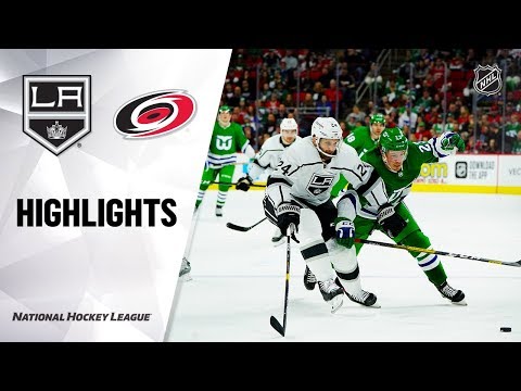 NHL Highlights | Kings @ Hurricanes 1/11/20