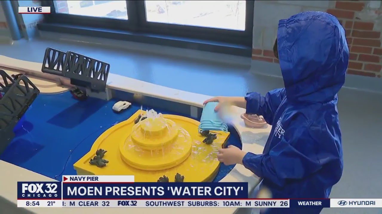 A new exhibit at Navy Pier is making a splash