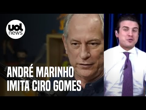 André Marinho imitates Ciro Gomes talking about the military: 'Alligator wearing Lacoste clothes'