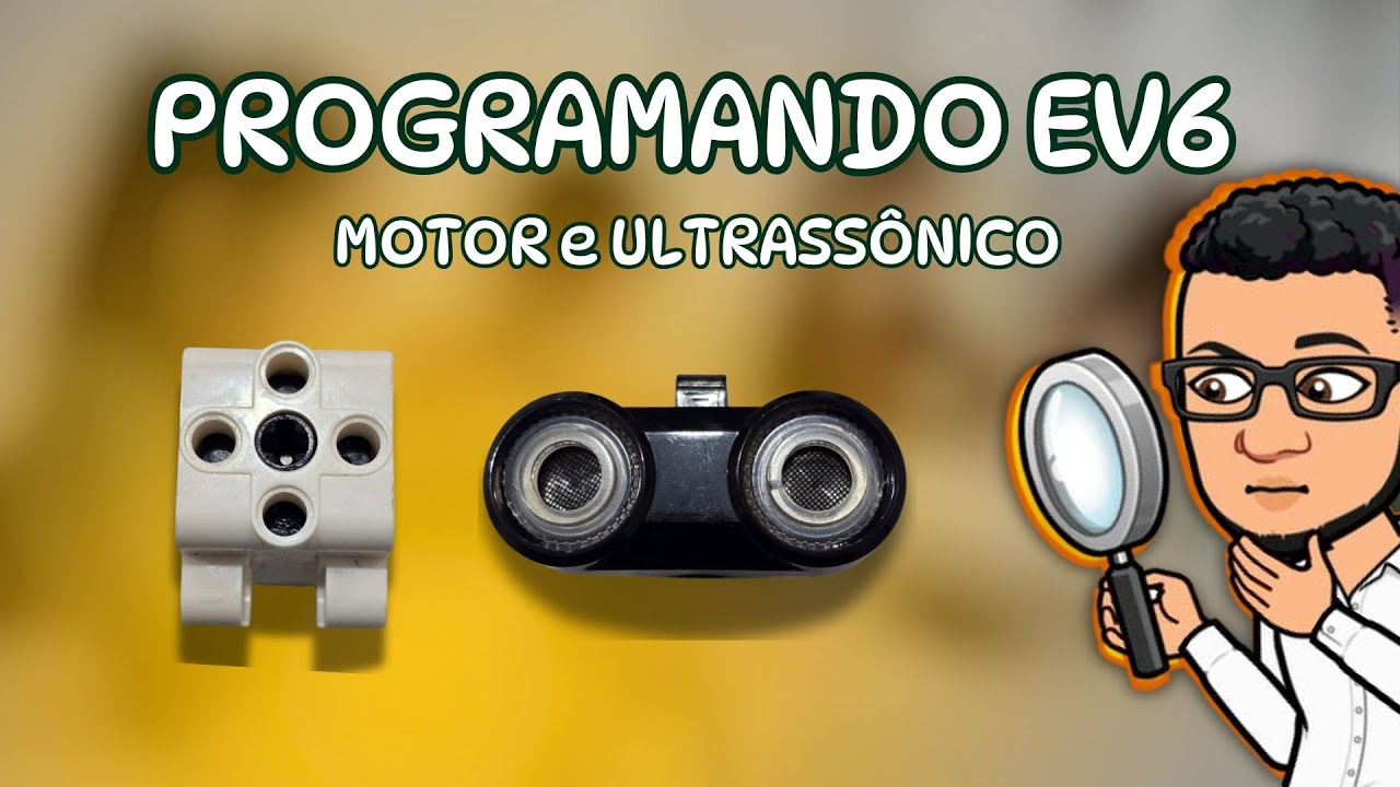 PROGRAMANDO MOTOR E SENSOR ULTRASSÔNICO