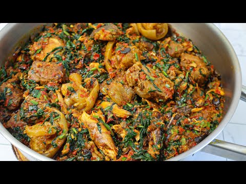 How to make the most Authentic and Tasty Spinach Stew ever. Easy Efo riro Recipe