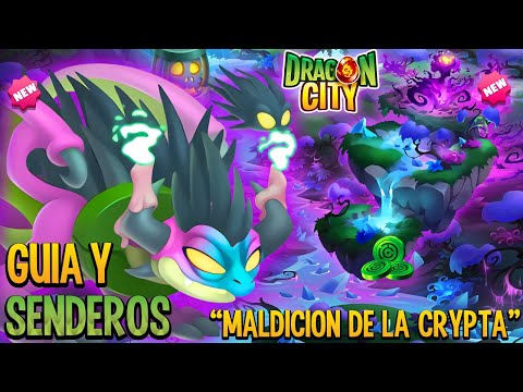 ⭐🎃¡¡ISLA LABERINTO MALDICION DE LA CRIPTA SENDEROS REVELADOS!!, Dragon City.🎃⭐