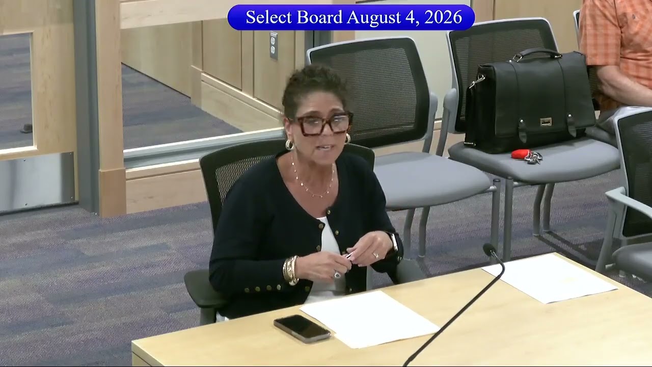From the Board of Selectmen