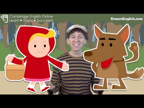 看小紅帽學英文! (Little Red Riding Hood Kids Story | Bedtime Stories | Children, Preschool, Learn English)