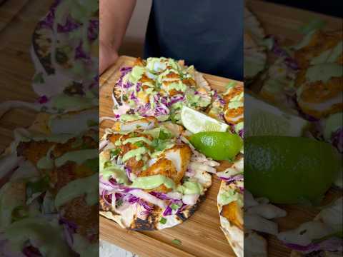 Blackened fish tacos!