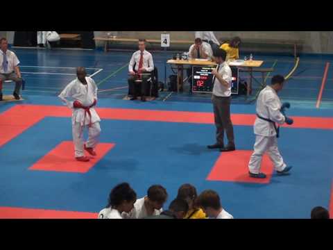 (karate)final..open master (basel)2016  Marco pier silvio ASSI (ita) Nyoni ali (england)