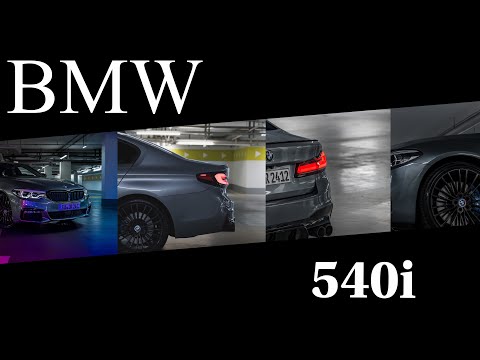 BMW 540i carporn HD 4K video underground
