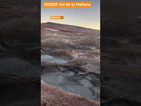GEISER SOL DE LA MAÑANA, Bolivian Salar de Uyuni #nature #travel #losandes #viralshorts #shortvideo