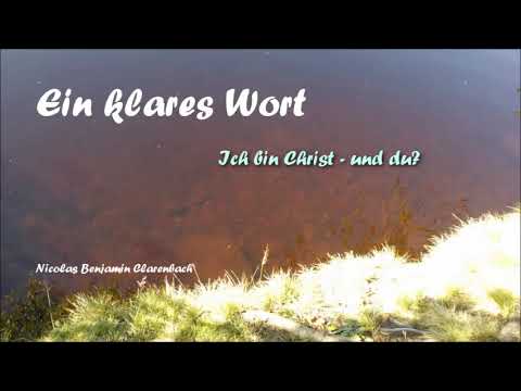 Ein klares Wort - Ich bin Christ - und du?