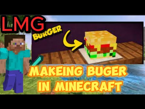 Legend minnor gaming - Making Burger In Minecraft Cool || Lmg || #minecraft #burger #video