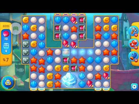 Fishdom level 6201 with a puzzle (с головоломкой)