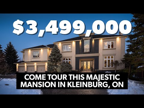 Stunning Mansion Tour in Vaughan, Ontario - 5 Bed & 7 Baths  |  Virtual Showing with Mark Salerno