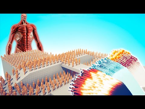 100x MUMMY + COLOSSAL TITAN vs 3x EVERY GOD - TABS | Totally Accurate Battle Simulator 2024
