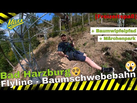 [Freizeitspaß] Flyline Baumschwebebahn | Baumwipfelpfad | Märchenpark | Bad Harzburg | 2021