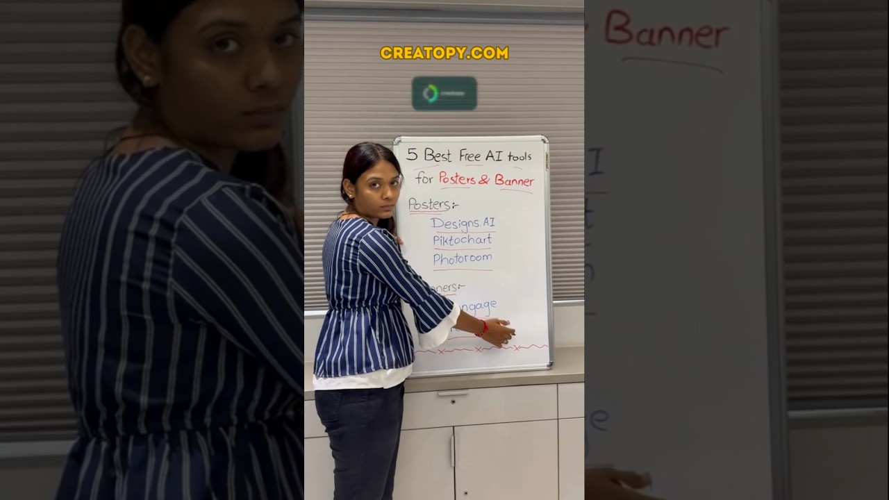 Top 5 Free AI Tools for Stunning Posters & Banners in 2025! #ai