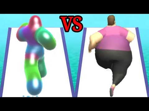 BLOB RUNNER 3D vs FAT PUSHER