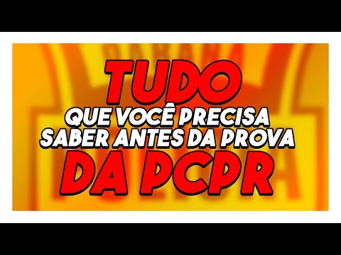 Tudo que você precisa saber antes da prova da PCPR