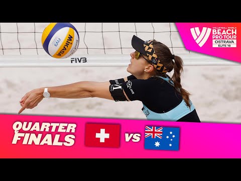 Hüberli/Brunner vs. Clancy/Mariafe - Quarterfinal Highlights Ostrava 2022 #BeachProTour