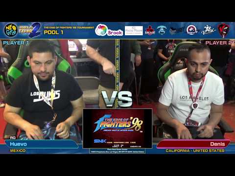 Huevo vs Denis - KOF '98 Neo Geo World Tour Season 2 Las Vegas Stop Pools
