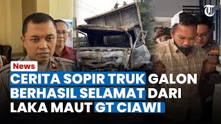 Cerita Sopir Truk Galon Berhasil Selamat dari Laka Maut GT Ciawi Bogor, Kini Kondisinya Sehat