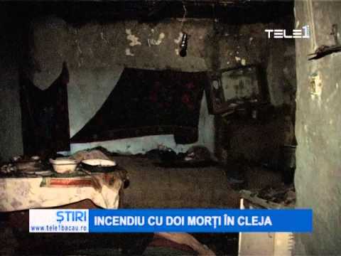 Incendiu cu 2 morți in Cleja - www.tele1bacau.ro  - 9 iunie 2015