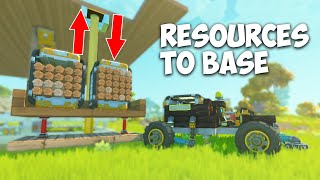 Getting Resources into base, Scrap Mechanic Survival, Fant mod
