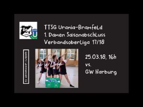 1. Damen Saisonabschluss 25.03.2018 - 16 Uhr gegen GW Harburg