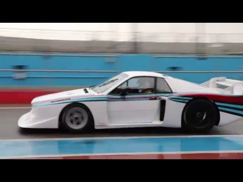 Lancia Beta Montecarlo Turbo Martini Racing Testing @ Franciacorta Circuit