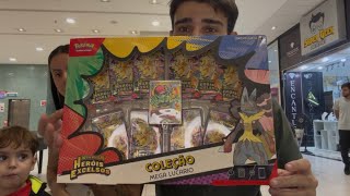 Não acredito nisso!!  😵‍💫😵‍💫😵‍💫 Box Mega Lucario Ex!!  Pokémon!! 