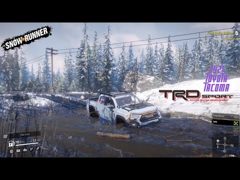 SnowRunner Mod Review | 2021 TOYOTA TACOMA! The little scout that (COULDN'T!)