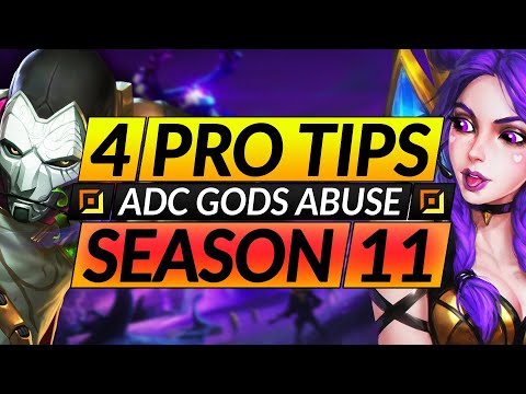 How to be the BEST ADC IN SEASON 11 - 4 Tips to HARD CARRY and RANK UP - LoL Pro Guide