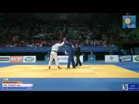 Judo 2013 European Championships Juniors Sarajevo: Stewart (GBR) - Mehdiyev (AZE) [-81kg] bronze