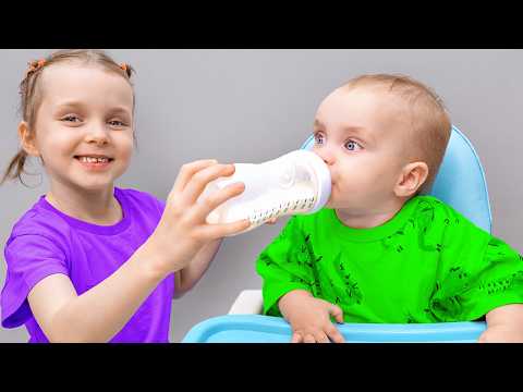 Dasha Becomes a Babysitter and Helps Take Care of Little Damir!