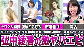 弘中綾香のヤバすぎるエピソード