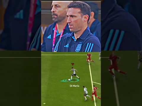 Scaloni Reaction To Di Maria Goal 😱😱 #fifamobile #shortsvideo