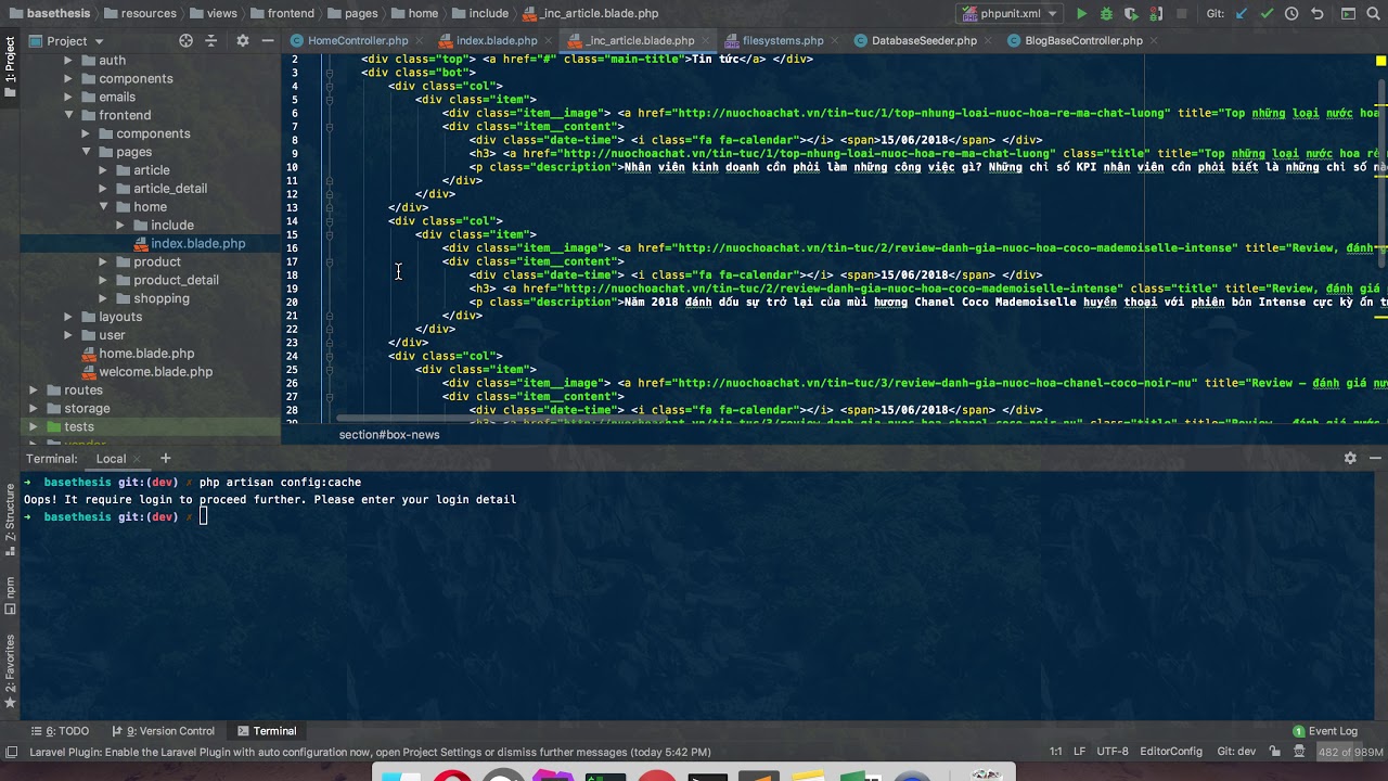 [Seri website đồng hồ] - Đồ án tốt nghiệp - Hiển thị bài viết ra trang chủ